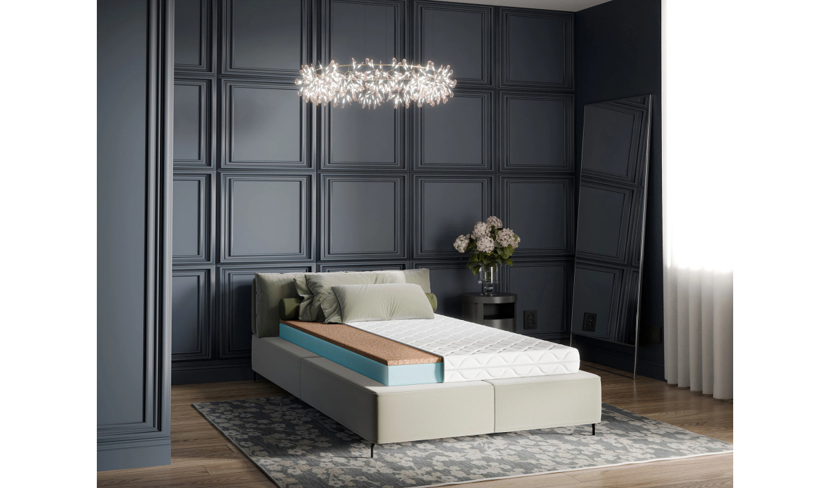 Materac piankowy średnio-twardy z matą kokosową, antybakteryjny 80x200 90x200 cm Materac piankowy średnio-twardy z matą kokosową, antybakteryjny 80x200 90x200 cm