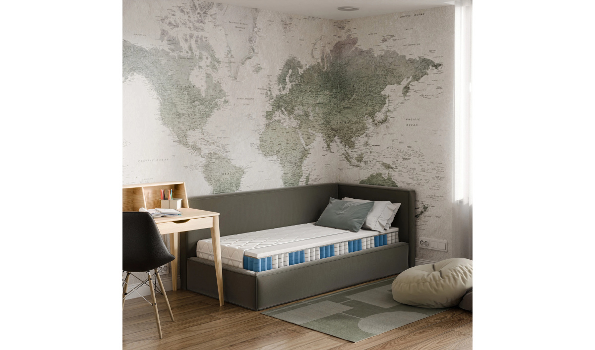 Materac sprężynowy jednostronny, idealny dla dzieci i młodzieży.  80x200 90x200 cm