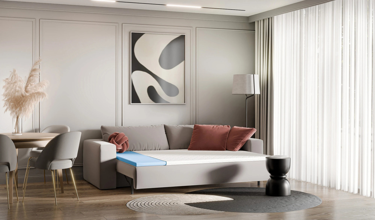 Nakładka na materac z pokrowcem pianka visco miękki 4cm. Materac występuje w wymiarach 80x200 90x200 120x200 140x