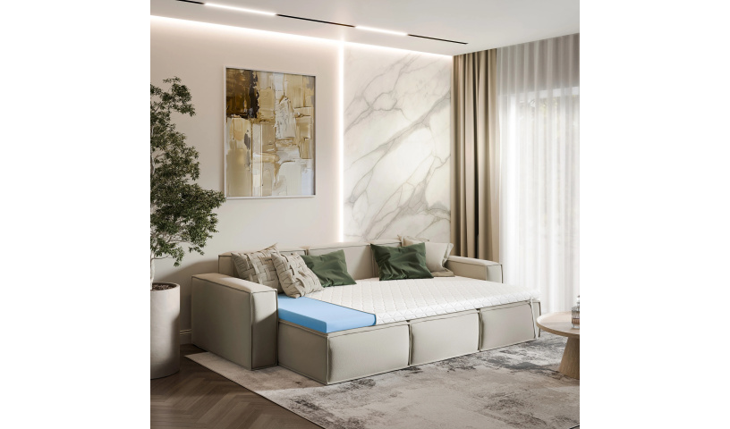 Materac nawierzchniowy visco z pokrowcem 7cm. Pianka premium 80x200 90x200 120x200 140x200 160x200 180x200 cm