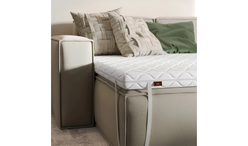 Materac nawierzchniowy visco z pokrowcem 7cm. Pianka premium 80x200 90x200 120x200 140x200 160x200 180x200 cm