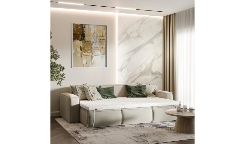 Visco 7 cm 80x200 - Materac nawierzchniowy z pamięcią