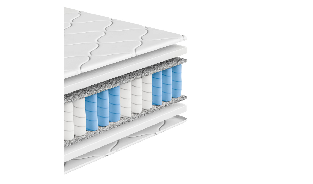 Materac średnio-twardy dwustronny z pokrowcem wytrzymały  16cm 80x200 90x200 120x200 140x200 160x200 180x200 cm 70x160 80x160 80