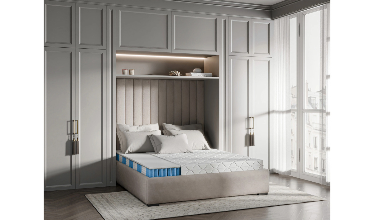 Materac średnio-twardy dwustronny z pokrowcem wytrzymały  16cm 80x200 90x200 120x200 140x200 160x200 180x200 cm 70x160 80x160 80