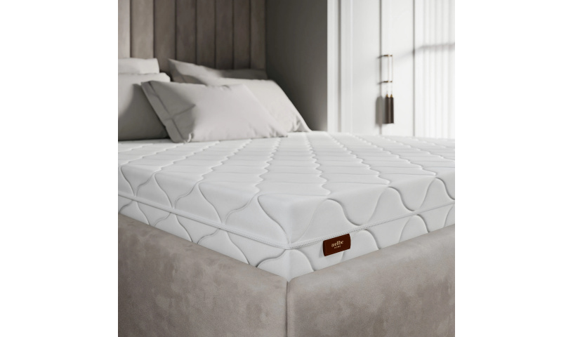 Materac sprężynowy dwustronny  z pokrowcem średnio-twardy 16cm  SUPER TINO