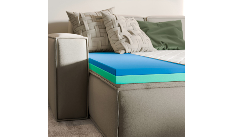 Materac nawierzchniowy o dwóch twardościach miękki-średniotwardy. Premium 80x200 90x200 120x200 140x200