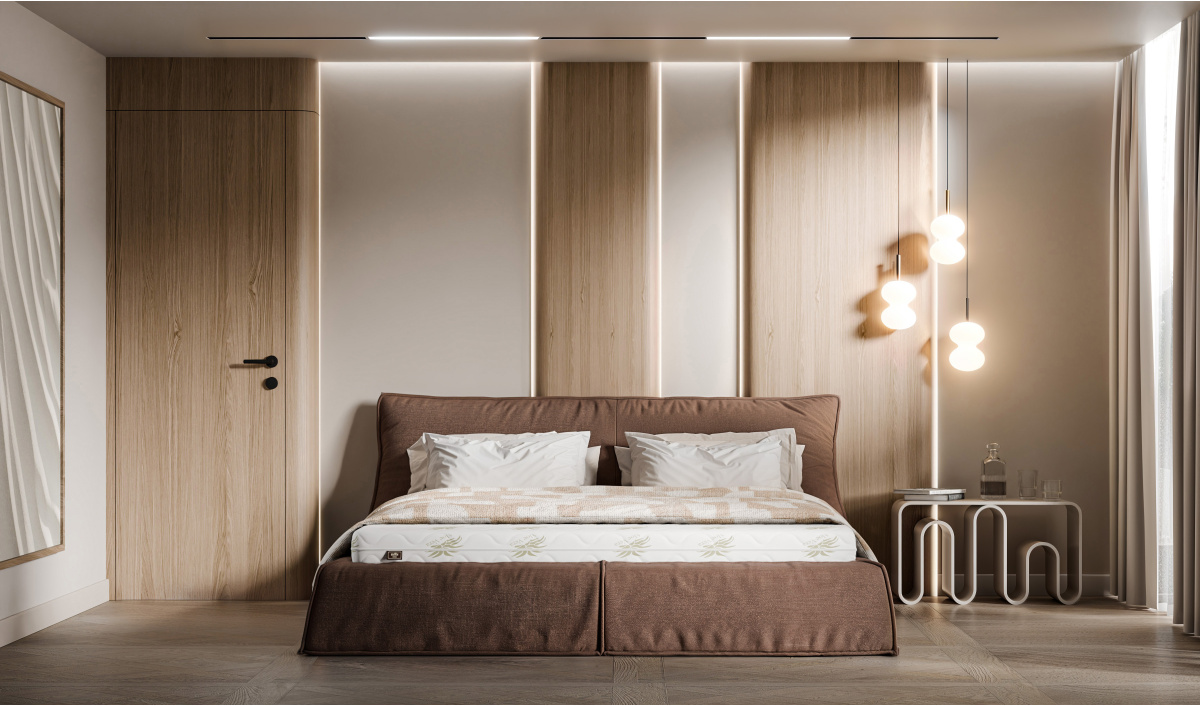 Materac piankowy strefowy 15 cm AISHA wygodny premium z pokrowcem 80x200 90x200 120x200 140x200 160x200 180x200