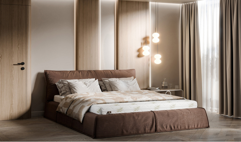 Materac piankowy strefowy 15 cm AISHA wygodny premium z pokrowcem 80x200 90x200 120x200 140x200 160x200 180x200