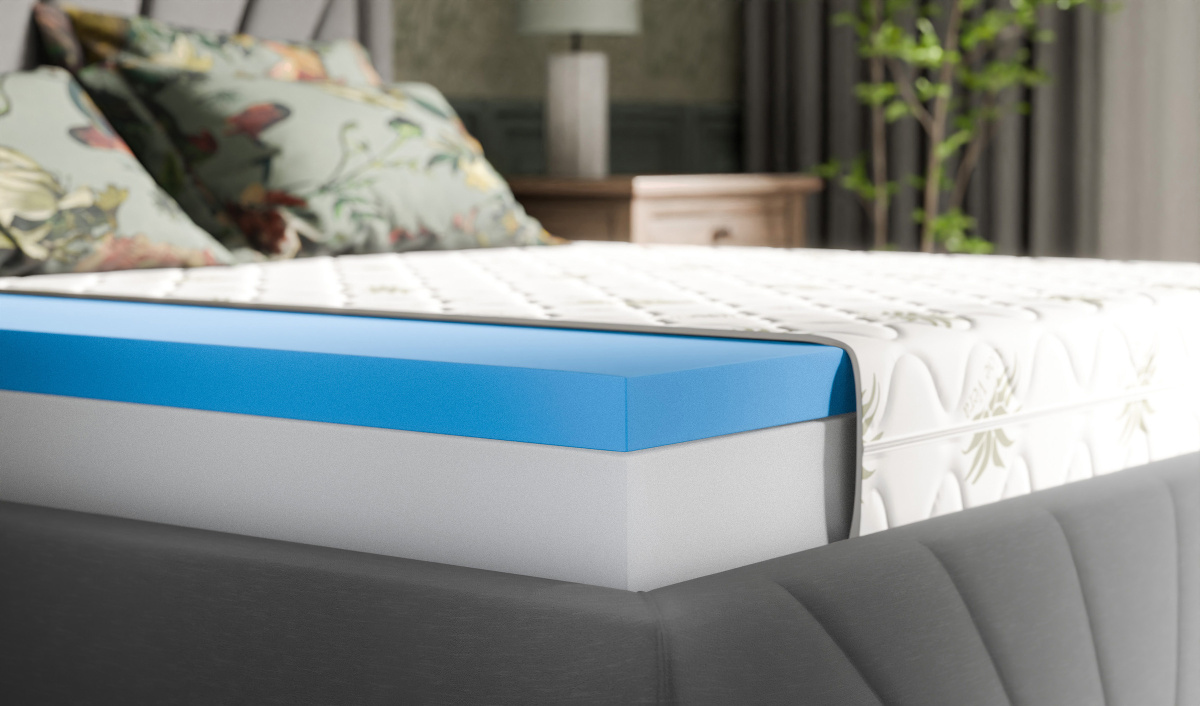 Materac piankowy premium dwustronny średnio-twardy/miękki