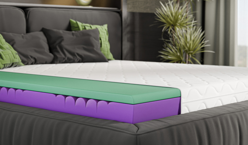 Materac piankowy 15 cm ADDISON strefowy wygodny z pokrowcem 80x200 90x200 120x200 140x200 160x200 180x200