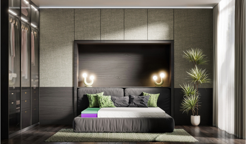 Materac piankowy 15 cm ADDISON strefowy wygodny z pokrowcem 80x200 90x200 120x200 140x200 160x200 180x200