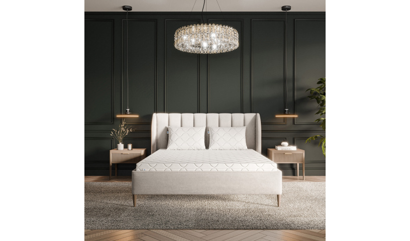 Materac piankowy hipoalergiczny 12 cm LUNA. Średnio-twardy występuje w rozmiarach 80x200 90x200 120x200 140x200 160x200 180x200