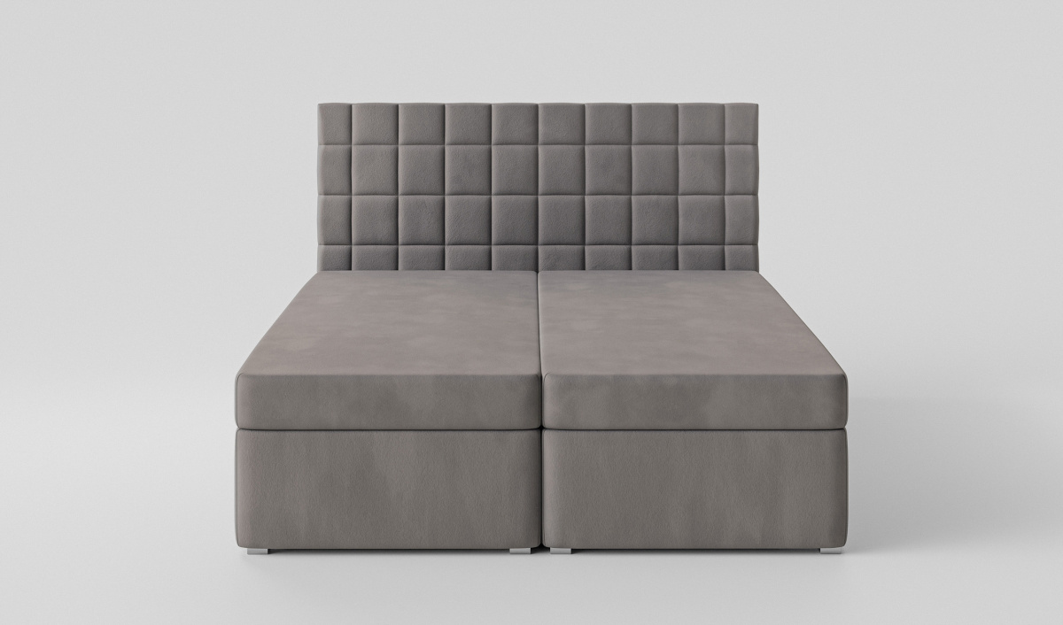 Łóżko kontynentalne tapicerowane do sypialni 140/200, 160/200, 180/200