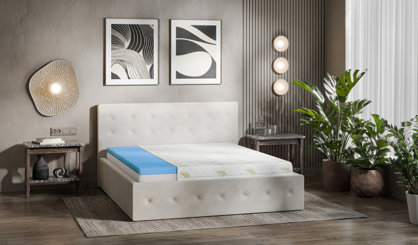 Łóżko tapicerowane do sypialni + materac komplet 140/200, 160/200, 180/200