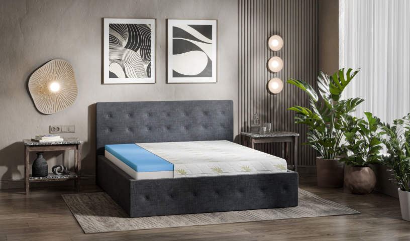 Łóżko tapicerowane do sypialni + materac komplet 140/200, 160/200, 180/200