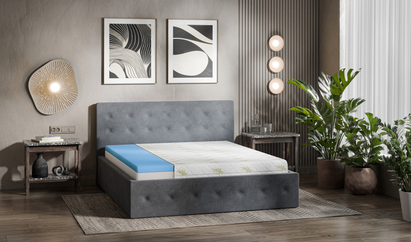 Łóżko tapicerowane do sypialni + materac komplet 140/200, 160/200, 180/200