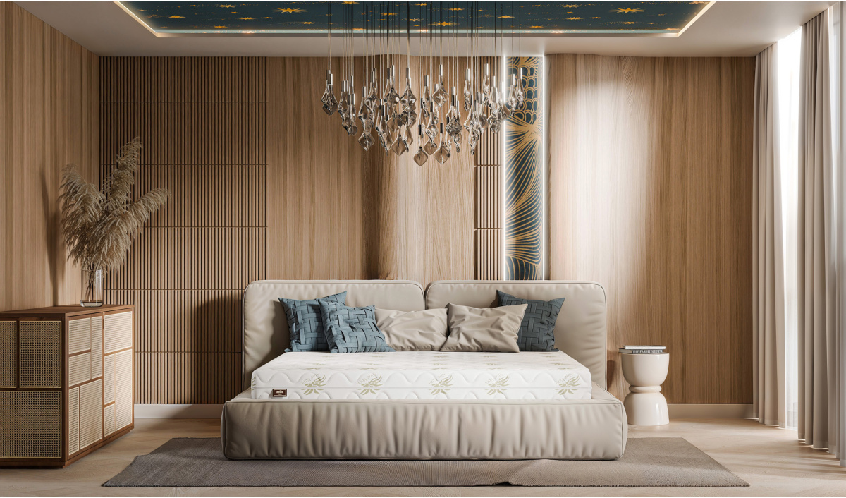 Materac sprężynowy dwustronny z pokrowcem koniec z bólem kręgosłupa. funkcja masażu SUPER Premium Black 90x200 120x200 140x200 1