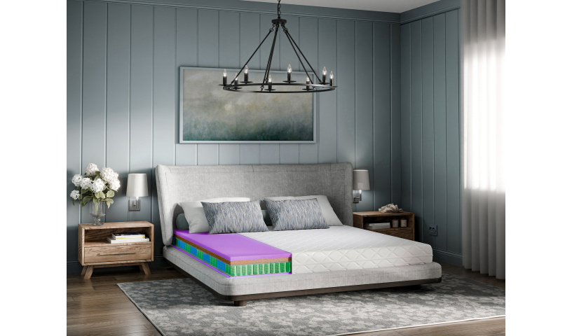 Materac sprężynowy twardy dwustronny z matą kokosową. Solide i twarde spanie Antyalergiczny  80x200 90x200 120x200 140x200 160x2