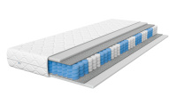 Materac sprężynowy dwustronny, średnio-twardy premium TINO 16cm 80x200 90x200 120x200 140x200 160x200 1