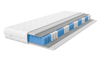 Materac sprężynowy dwustronny, średnio-twardy premium TINO 16cm 80x200 90x200 120x200 140x200 160x200 1
