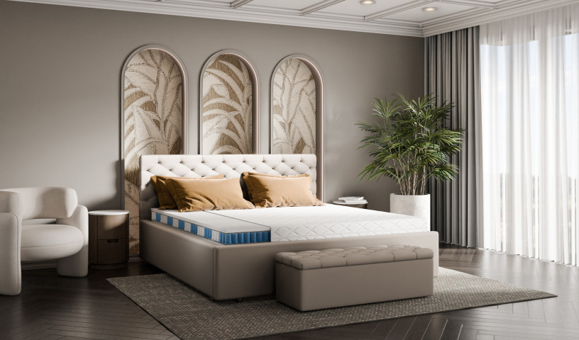 Materac sprężynowy dwustronny, średnio-twardy premium TINO 16cm 80x200 90x200 120x200 140x200 160x200 1