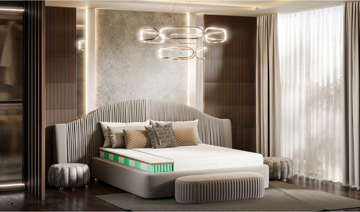 Materac Sprężynowy dwustronny, twardy-bardzotwardy. koniec z bólem pleców, materac premium