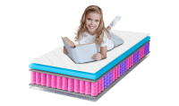 Materac sprężynowy jednostronny, średnio-twardy dla dzieci i młodzieży 80x200 90x200 cm