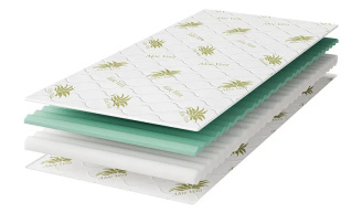 Materac piankowy strefowy 15 cm AISHA wygodny premium z pokrowcem 80x200 90x200 120x200 140x200 160x200 180x200