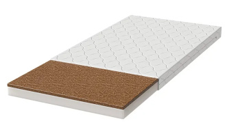 Materac piankowy średnio-twardy z matą kokosową, antybakteryjny 80x200 90x200 cm