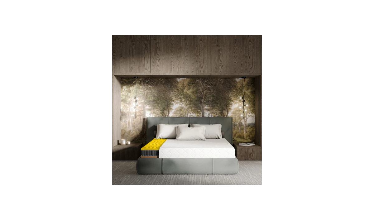 Materac sprężynowy dwustronny z pokrowcem koniec z bólem kręgosłupa