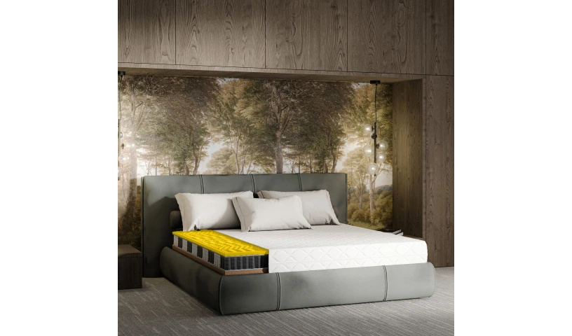 Materac sprężynowy dwustronny z pokrowcem koniec z bólem kręgosłupa