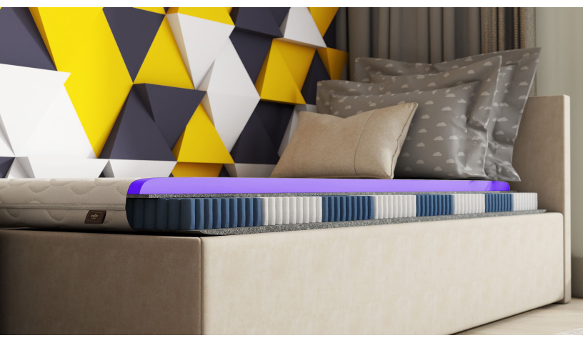 Materac sprężynowy jednostronny dla dzieci i młodzieży 11cm. 80x200 90x200 cm