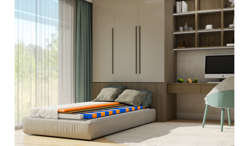 Materac sprężynowy dwustronny, dla dziecka, dwie twardości, Materac premium 80x200, 90x200, 120x200, 70x160, 80x160, 80x180