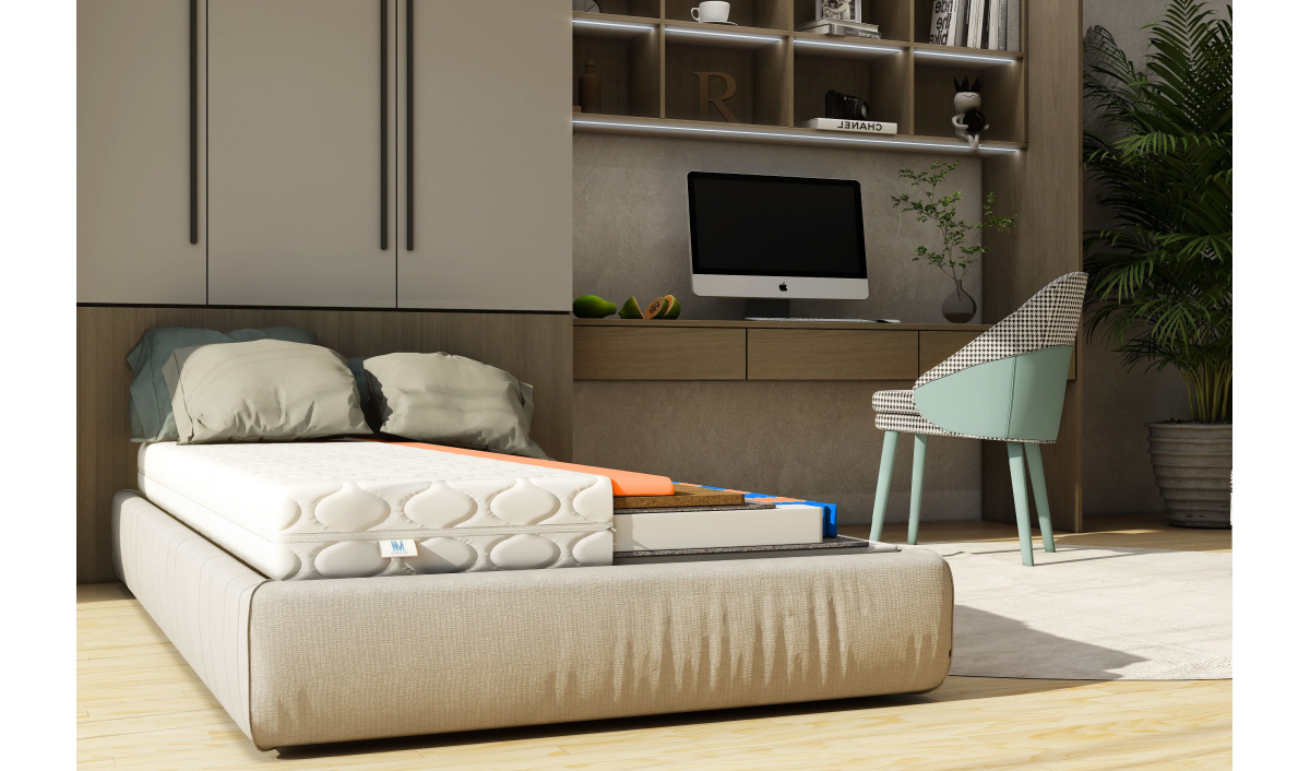 Materac sprężynowy dwustronny, dla dziecka, dwie twardości, Materac premium 80x200, 90x200, 120x200, 70x160, 80x160, 80x180