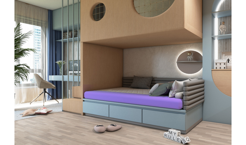 Materac piankowy LUNA Kids – Komfortowy sen dla dzieci | 80x200, 90x200