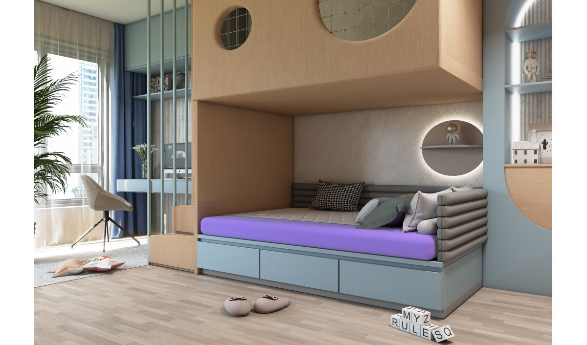 Materac piankowy LUNA Kids – Komfortowy sen dla dzieci | 80x200, 90x200