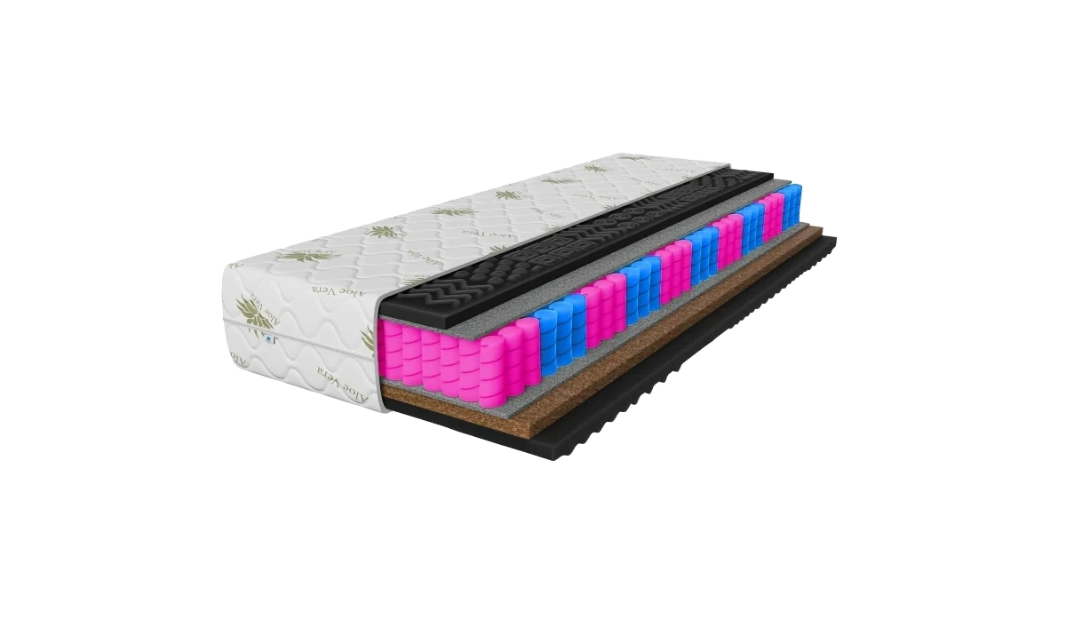 Materac sprężynowy dwustronny z pokrowcem koniec z bólem kręgosłupa. funkcja masażu SUPER Premium Black 90x200 120x200 140x200 1