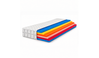 Materac piankowy LUKI obustronny masujący 16 cm