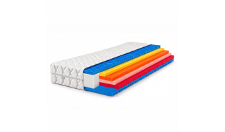 Materac piankowy LUKI obustronny masujący 16 cm