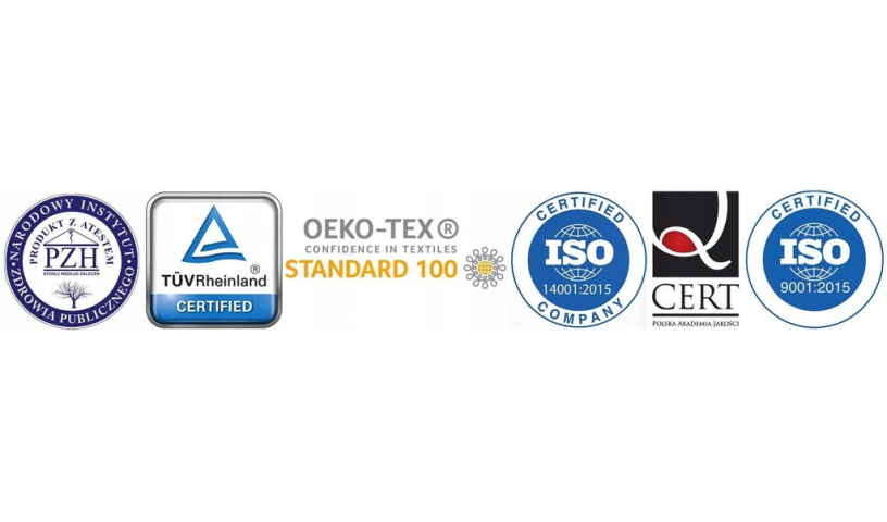 Materac przenośny turystyczny 192x60x8 cm kolor czarny