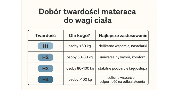 Dopasowanie materaca do potrzeb | Twardość & alergicy & gwarancja | Wellbe Home